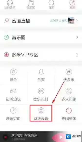 多米音乐打开手机