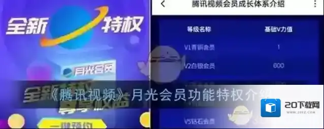 《腾讯视频》月光会员功能特权介绍