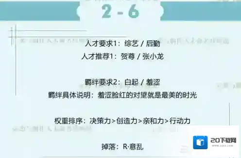 恋与制作人白起拍摄副本第二章攻略 2