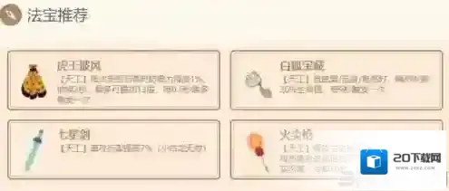 闹闹天宫牛魔王法宝搭配推荐 牛魔王带什么法器好