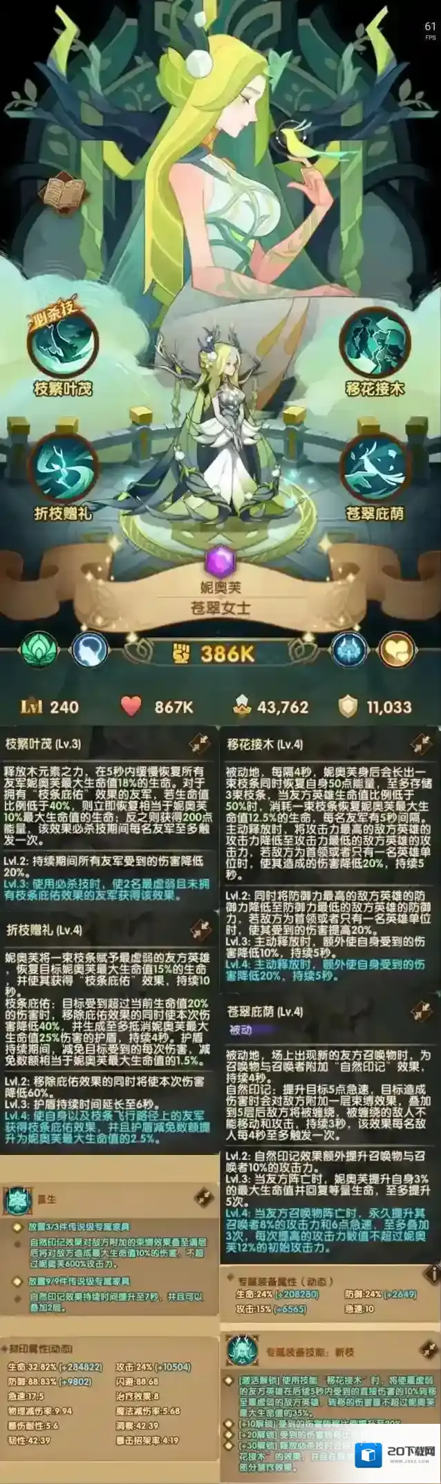 剑与远征妮奥芙技能强度一览