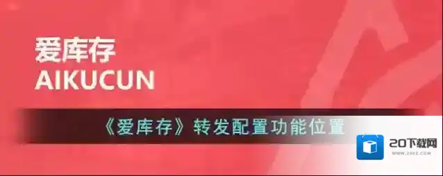 《爱库存》转发配置功能位置